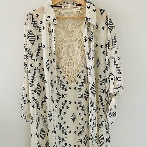 Vintage Laced Summer Shirt